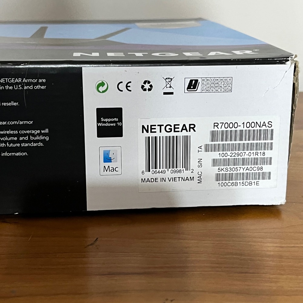 Netgear Nighthawk AC1900 Smart WiFi Router R7000 Dual Band Gigabit Gaming Router - Picture 3 of 7